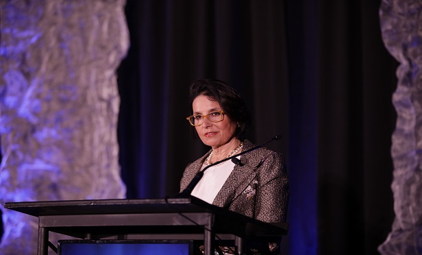 Speaking to a packed ballroom filled with women and men, Barbara Bufkin, executive head of business development at Assurant and chair of IICF's international board of governors said: "We design our future and our purpose." (Photo: Marget Long) 