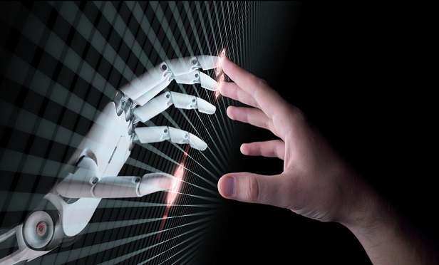Human vs. robot hand