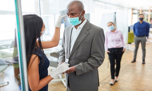 Something as simple as asking employees to reveal their temperature or current health status could be a privacy exposure for companies during the COVID-19 pandemic. (Photo: Shutterstock)