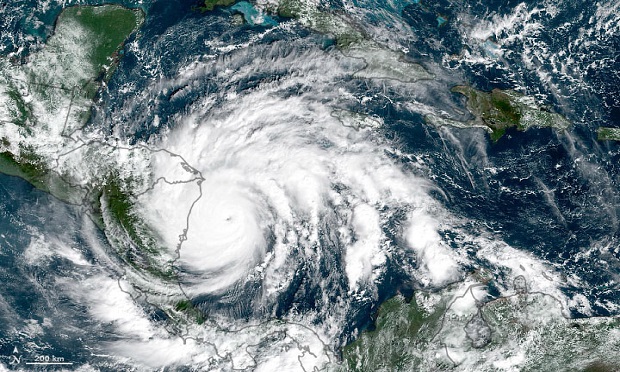 Category 4 Hurricane Iota slams Central American less than two weeks after Hurricane Eta hit the region. (Photo: NASA)