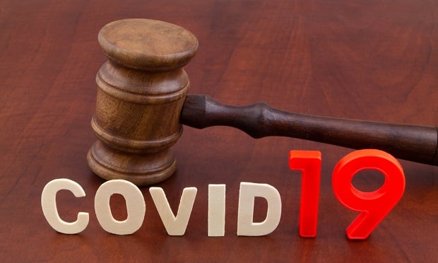 Most pandemic lawsuits targeted specific industries, such as nursing homes, cruise ships, universities and insurance firms. For 2021, lawyers expect to see more lawsuits against insurance firms over business interruption claims, and possibly employment class actions focused on the COVID-19 vaccine. (Photo: Valery Evlakhov/Shutterstock.com)