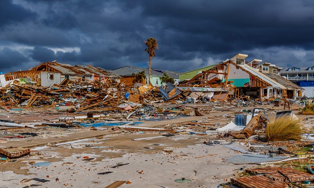 Mexico Beach, Florida, 16 days after Hurricane Michael hit in October 2018. (Photo: Terry Kelly/Shutterstock)