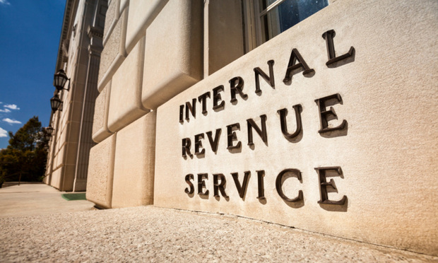In its letter, the IRS said: "...payments to [a] captive are not insurance premiums (because the arrangement does not involve insurance risk, there is no risk distribution, there is no risk shifting, and/or the arrangement is not insurance in its commonly accepted sense) and a revenue agent may deny taxpayer’s claimed deduction." (Photo: ALM Archives)