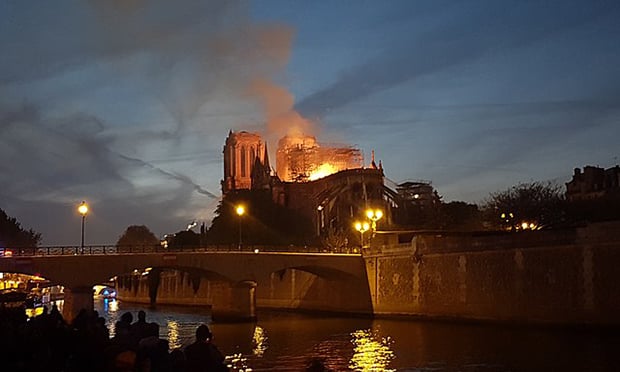 Although the sheer volume of lead that vaporized in the Notre Dame fire was unique, fire restoration practitioners need to be aware of the likelihood that lead may be present in any fire-damaged structure, especially those built after 1978. (Credit: Baidax/Wikicommons) 