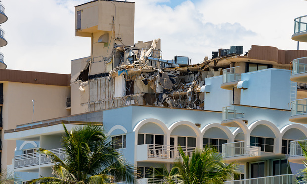 “Insurance companies are raising rates on all coastal high-rise insurance policies by up to 250% in some cases, and in other instances, they are not willing to insure older buildings (40 to 60 years old) which have structural deficiencies that were not corrected and no reserves available to correct them,” said David Haber of Haber Law. Similarly, financial institutions are no longer willing to lend to prospective purchasers of units in those buildings.” (Credit: Felix Mizioznikov/Shutterstock)