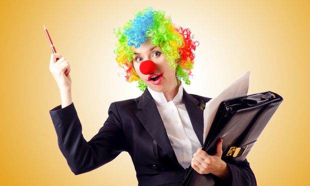 Being funny can be a bit challenging for insurance agents. (Photo: Elnu/Shutterstock)
