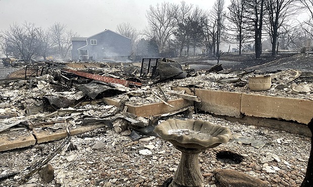 More than 1,000 structures were destroyed in the December 2021 Marshall Fire, which tore through Boulder, Colo.-area neighborhoods in a matter of minutes. (Photo: Bmurphy380/Wikipedia Commons)