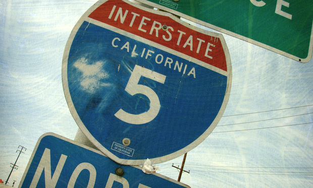 Interstate 5 freeway in California. Credit: jdoms/Adobe Stock