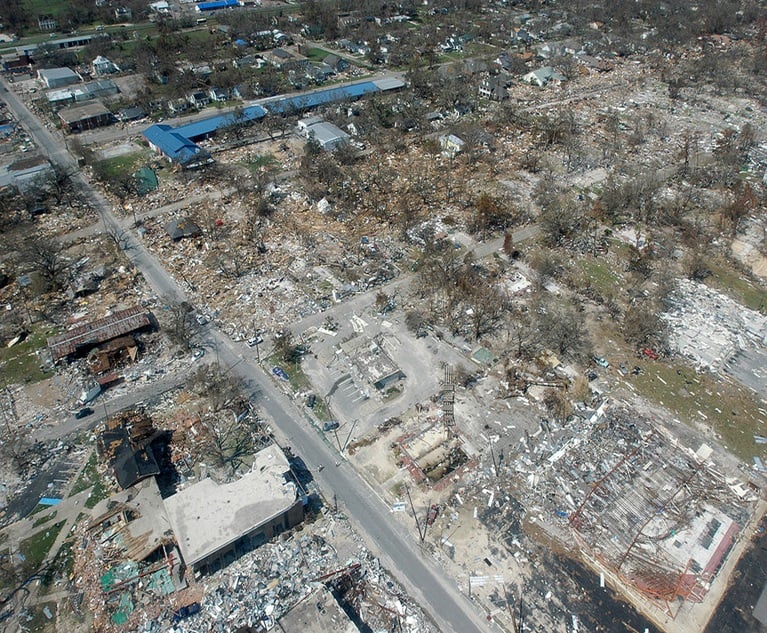 Hurricane Katrina stands as the costliest hurricane on record. This is what Long Beach, Miss., looked like after the storm hit in September 2005. (Credit: FEMA/Mark Wolfe/Wikipedia)