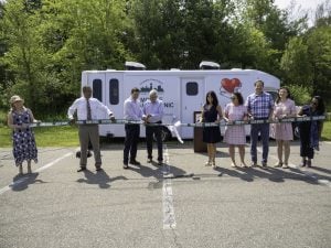 A ribbon cutting was held for the new mobile health clinic on June 20 in Methuen, Massachusetts. 