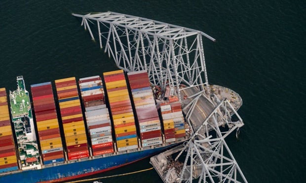 Dali container vessel Key Bridge wreck