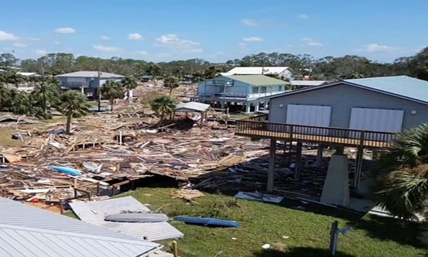 Storm Damage from Hurricane Helene, Fla. (Credit: Mark Rankin/U.S. Army Corps of Engineers, Jacksonville District)