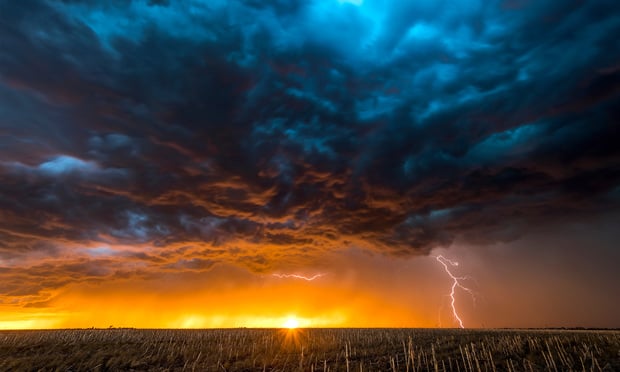 Lightning storm