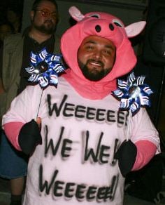 mayhem state farm costume