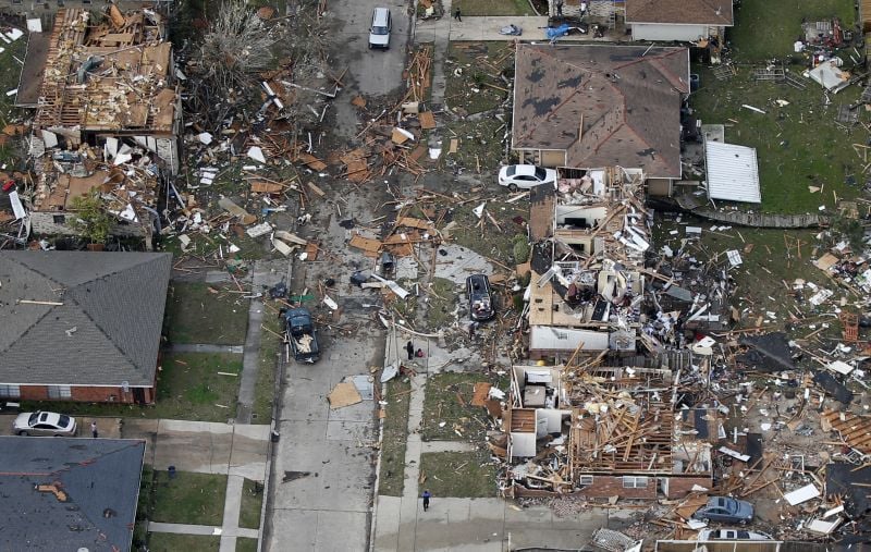 Widespread Damage From Multiple Tornadoes In New Orleans Area 